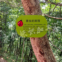 陜西景區動植物介紹牌標識標牌制作完美收工