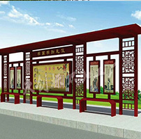 西安公交站臺定制，公交站臺候車椅制作