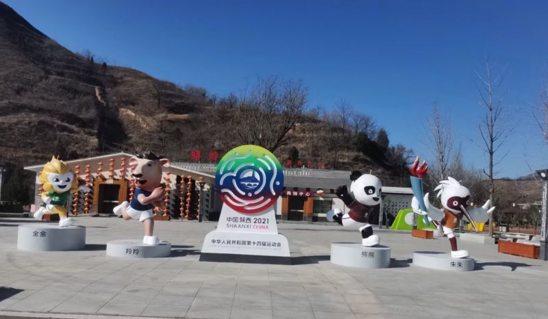 第十四屆全運(yùn)會(huì)吉祥物雕塑制作